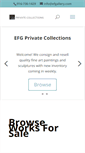 Mobile Screenshot of efgprivatecollections.com